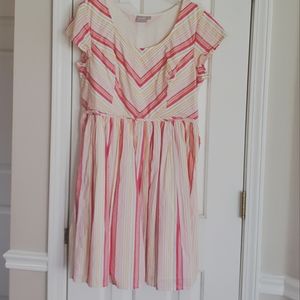 Candy striped eShakti dress